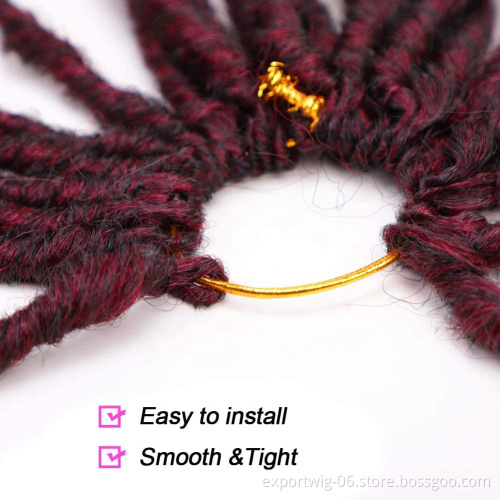cheap industry short Straight bundle hair soul spring locs sock soft Wavy Goddess jumbo box braiding Faux